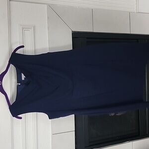 Navy Blue Sleeveless Dress